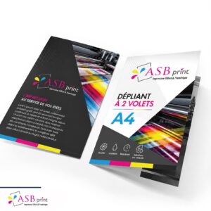 Dépliant 2 volets A4