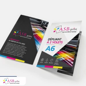 Dépliant 2 volets A6